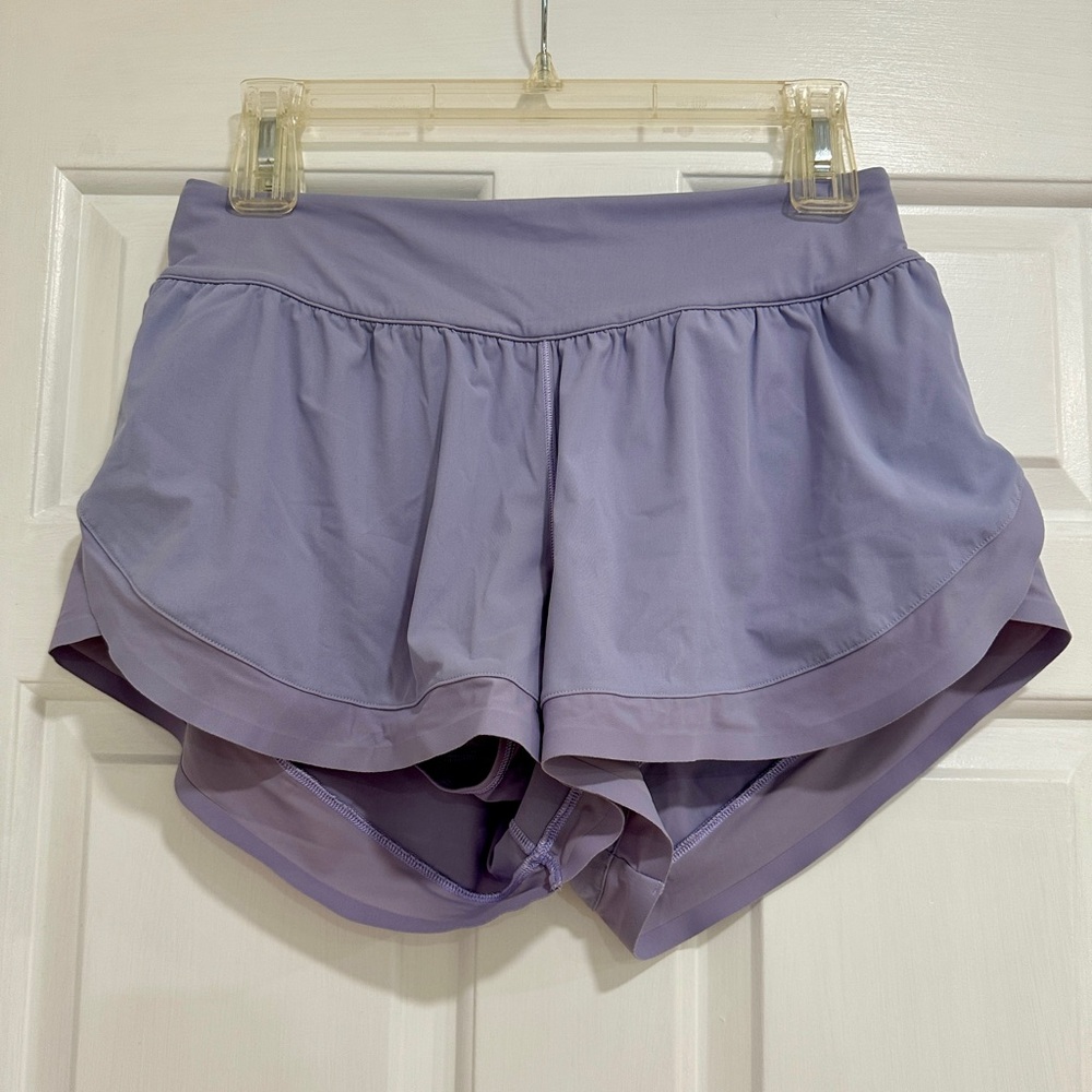 RARE Lululemon Calm Tides Lined Running Short 2.5" in Lilac Smoke - Size 6 - Picture 6 of 8